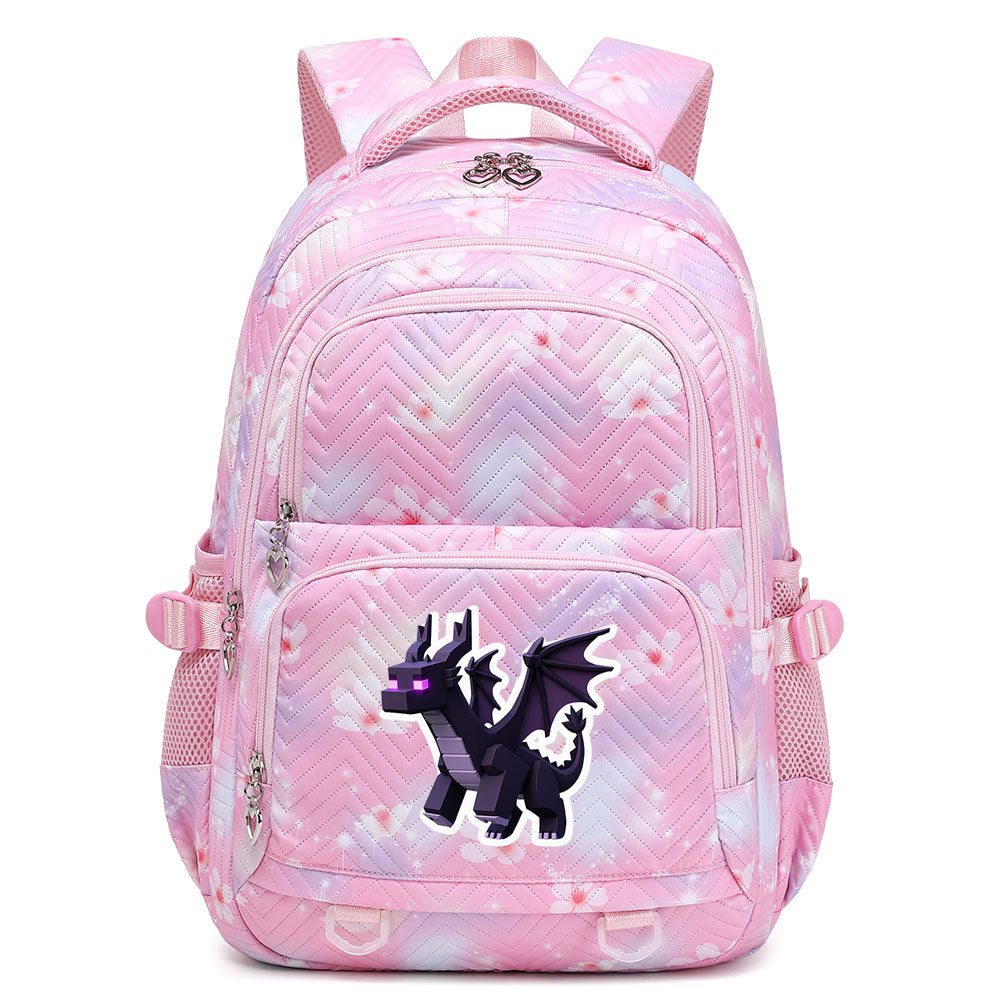 Minecraft Ender Dragon Proof Backpack Notebook Travel Bags Casual School Bag For School Students