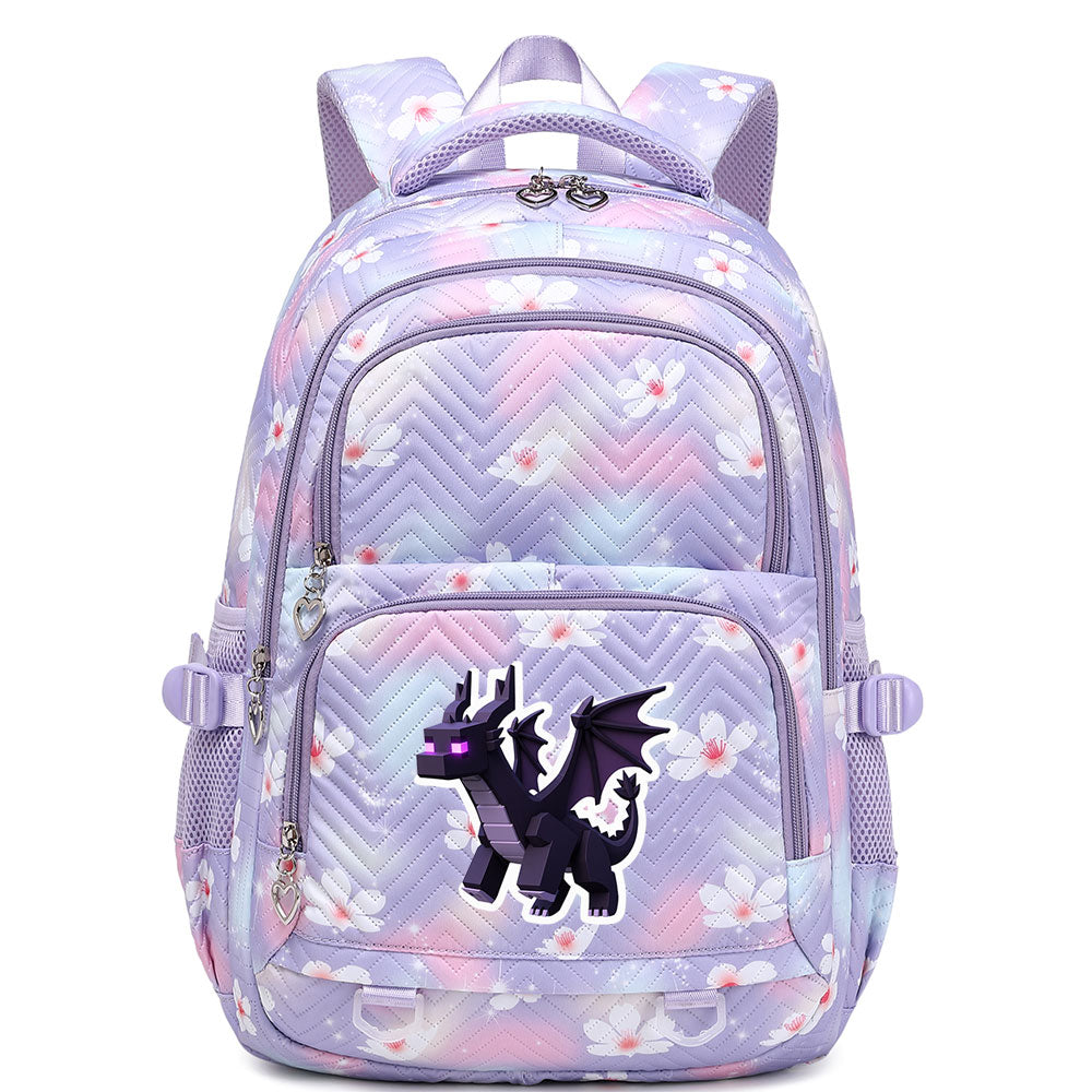 Minecraft Ender Dragon Proof Backpack Notebook Travel Bags Casual School Bag For School Students