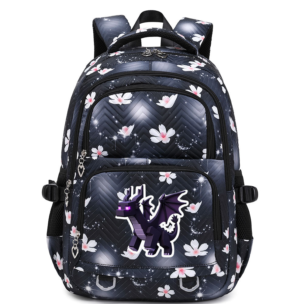 Minecraft Ender Dragon Proof Backpack Notebook Travel Bags Casual School Bag For School Students
