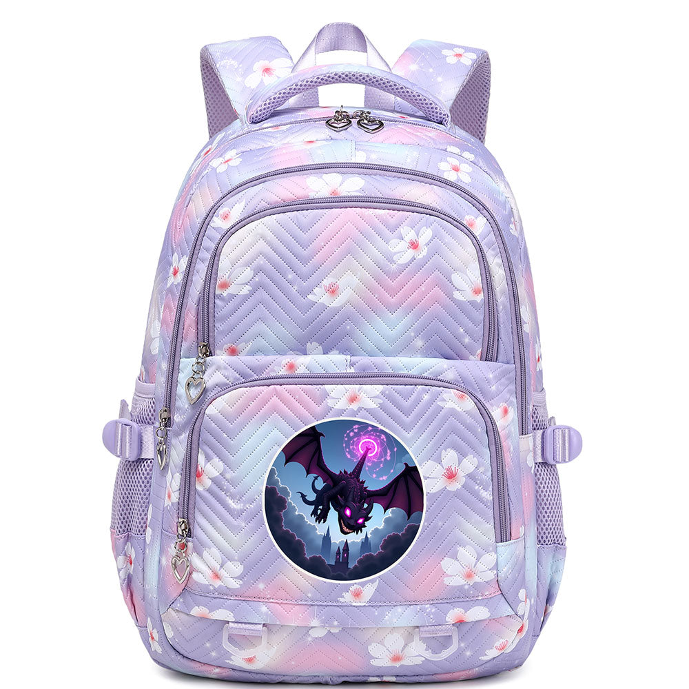Minecraft Ender Dragon Proof Backpack Notebook Travel Bags Casual School Bag For School Students