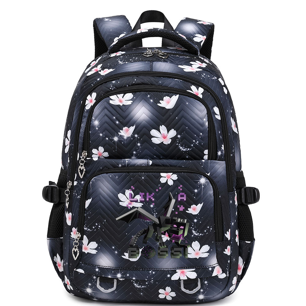 Minecraft Ender Dragon Proof Backpack Notebook Travel Bags Casual School Bag For School Students