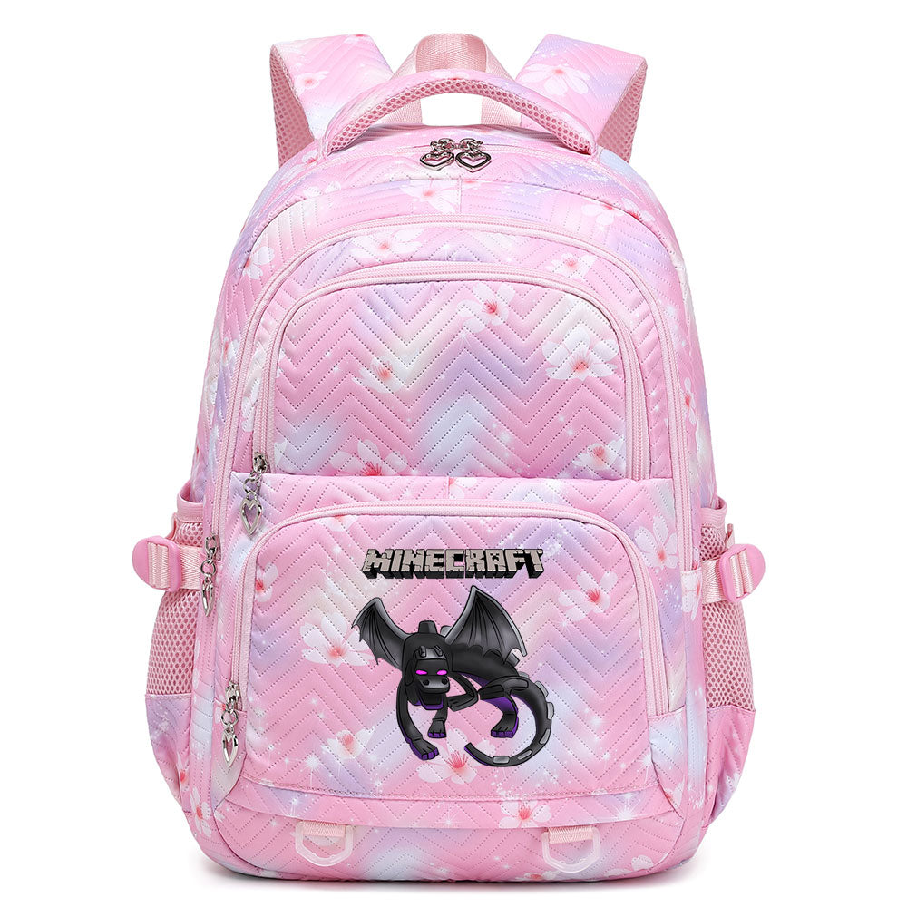 Minecraft Ender Dragon Proof Backpack Notebook Travel Bags Casual School Bag For School Students