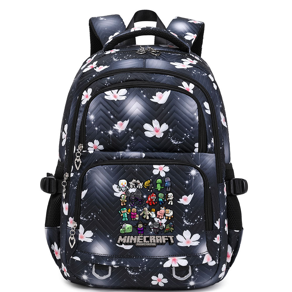Minecraft Enderman Proof Backpack Notebook Travel Bags Casual School Bag For School Students