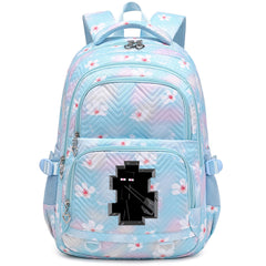 Minecraft Enderman Proof Backpack Notebook Travel Bags Casual School Bag For School Students