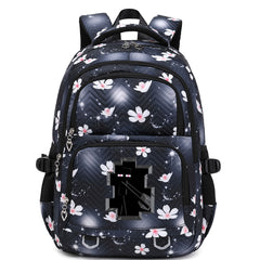 Minecraft Enderman Proof Backpack Notebook Travel Bags Casual School Bag For School Students