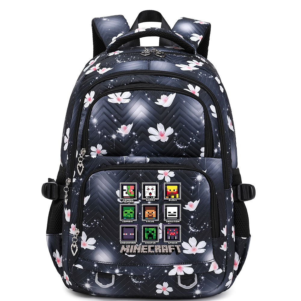 Minecraft Proof Backpack Notebook Travel Bags Casual School Bag For School Students