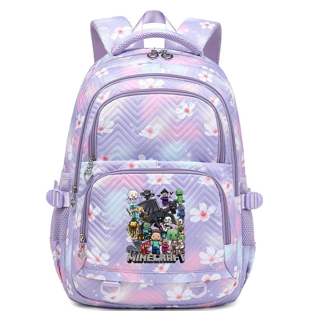 Minecraft Proof Backpack Notebook Travel Bags Casual School Bag For School Students