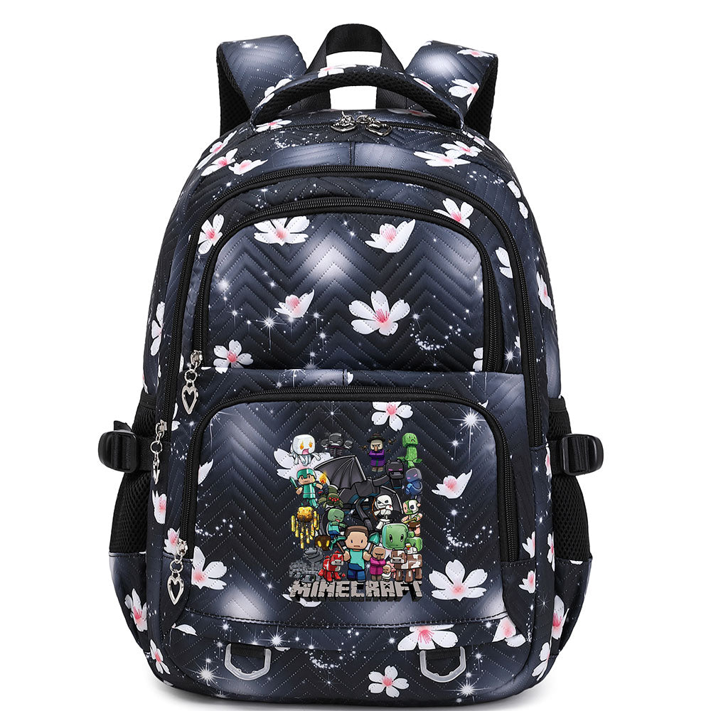 Minecraft Proof Backpack Notebook Travel Bags Casual School Bag For School Students