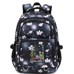Minecraft Proof Backpack Notebook Travel Bags Casual School Bag For School Students