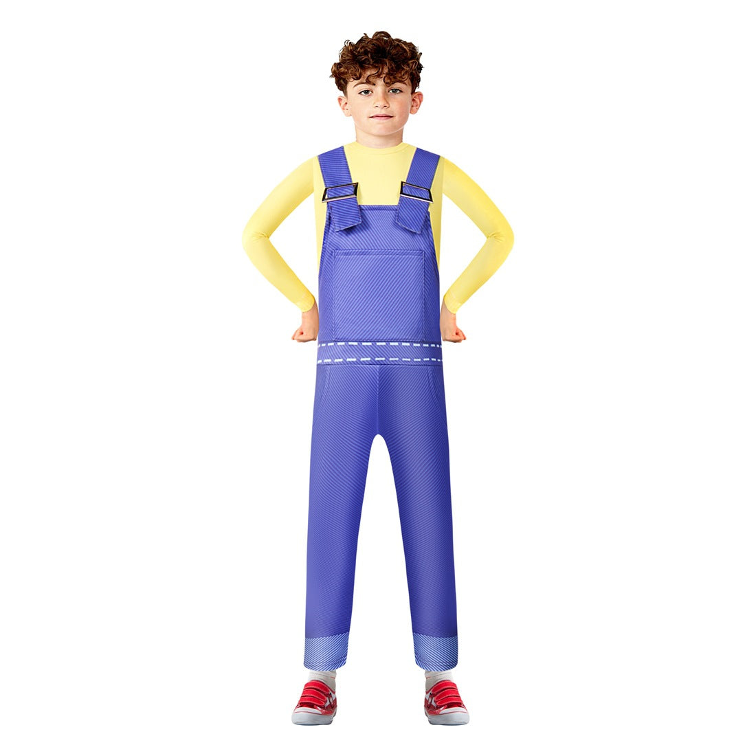 Minions Cosplay Costume with Mask Boys Girls Bodysuit Halloween Fancy Jumpsuits