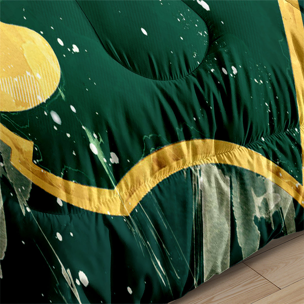 Minnesota Hockey Wild Comforter Pillowcases 3PC Sets Blanket All Season Reversible Quilted Duvet