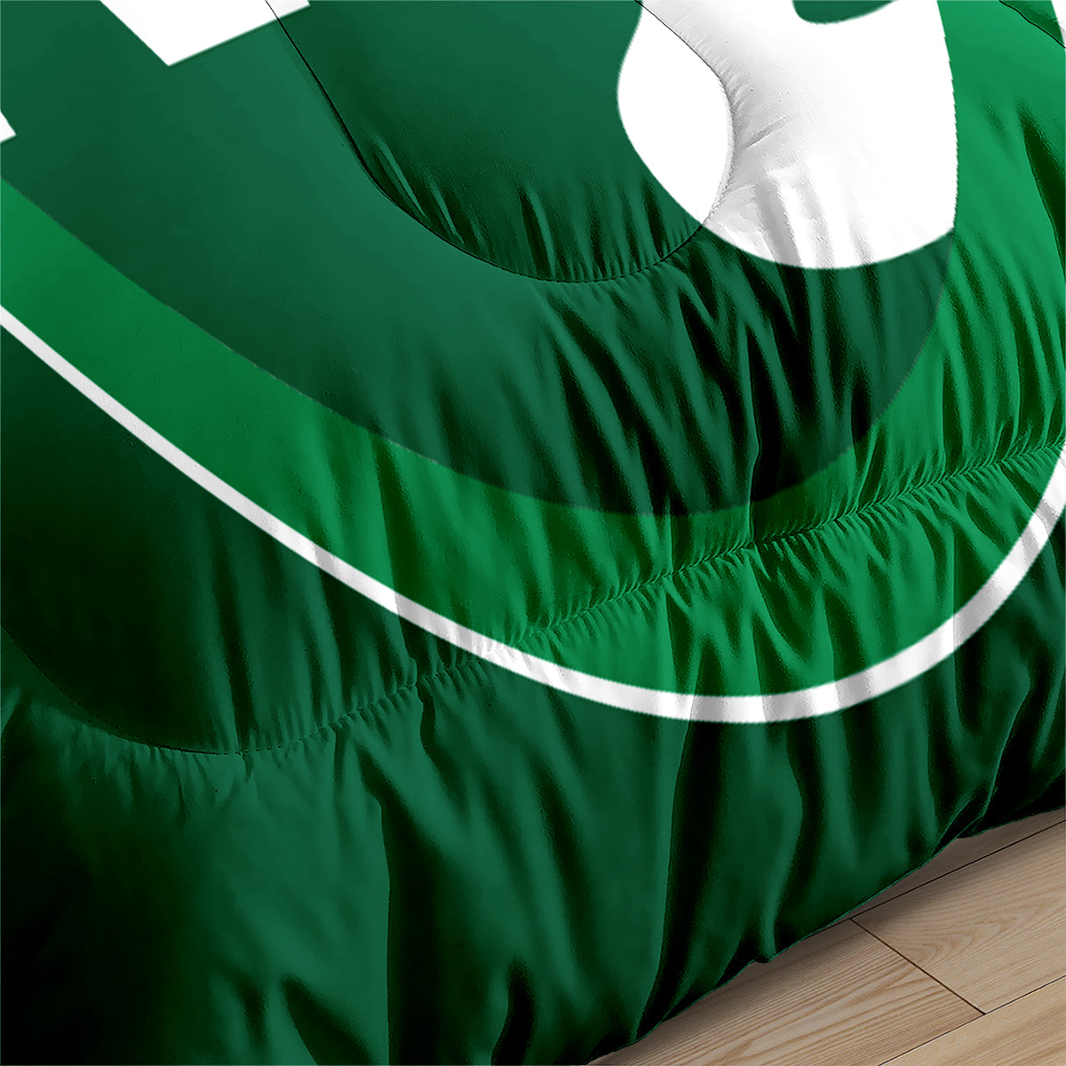 Minnesota Hockey Wild Comforter Pillowcases 3PC Sets Blanket All Season Reversible Quilted Duvet