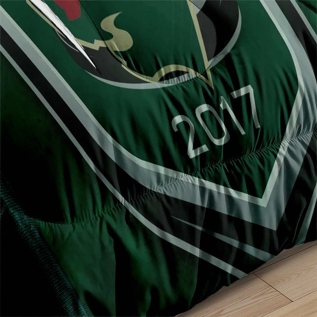 Minnesota Hockey Wild Comforter Pillowcases 3PC Sets Blanket All Season Reversible Quilted Duvet