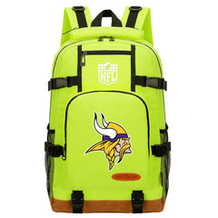 Minnesota Vikings Football Team Rugby Waterproof Backpack School Notebook Travel Bag