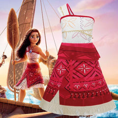 Moana Cosplay Costume for Girls Halloween Fancy Dress