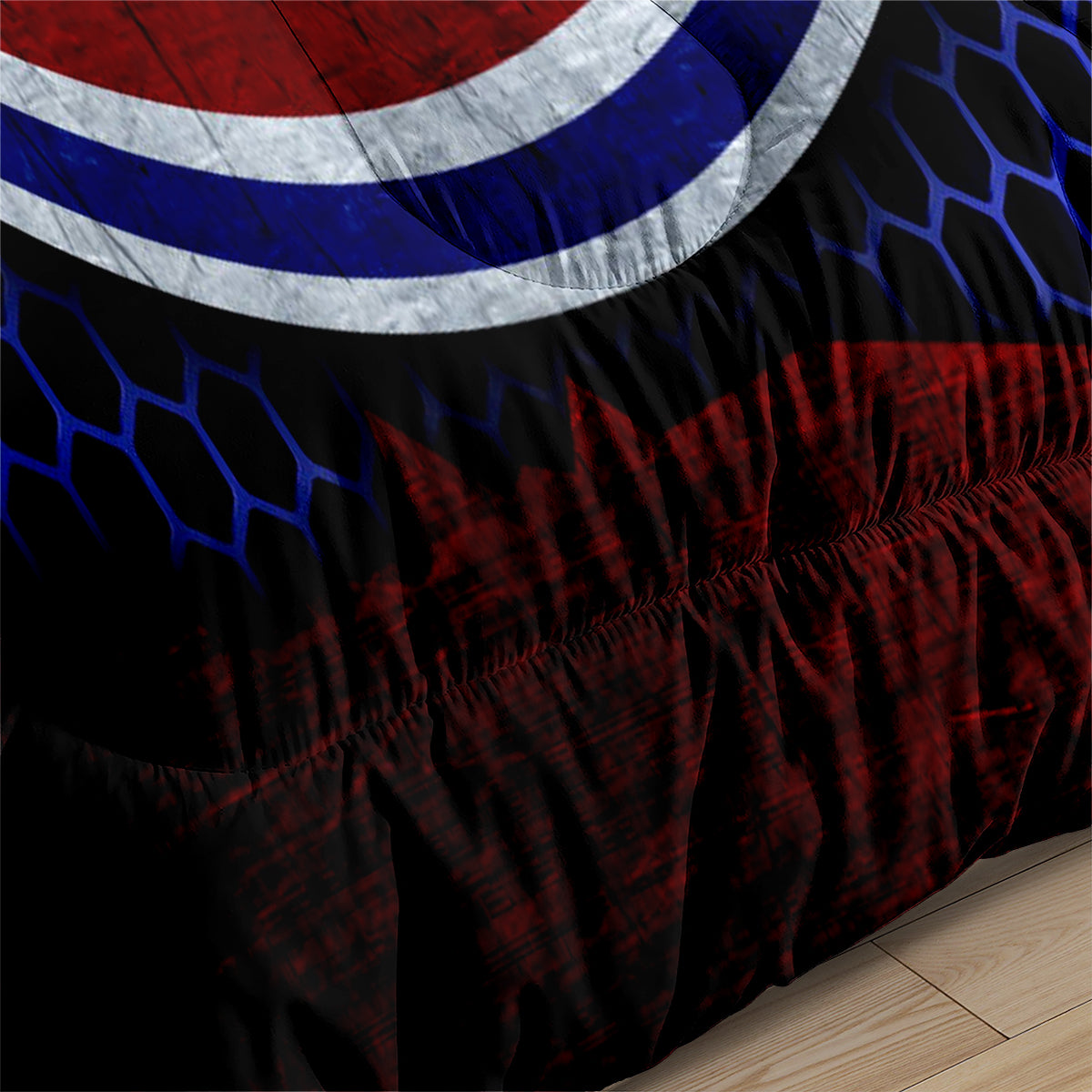 Montreal Hockey Canadiens Comforter Pillowcases 3PC Sets Blanket All Season Reversible Quilted Duvet