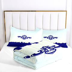 New Orleans Basketball Pelicans Comforter Pillowcases 3PC Sets All Season Reversible Quilted Duvet