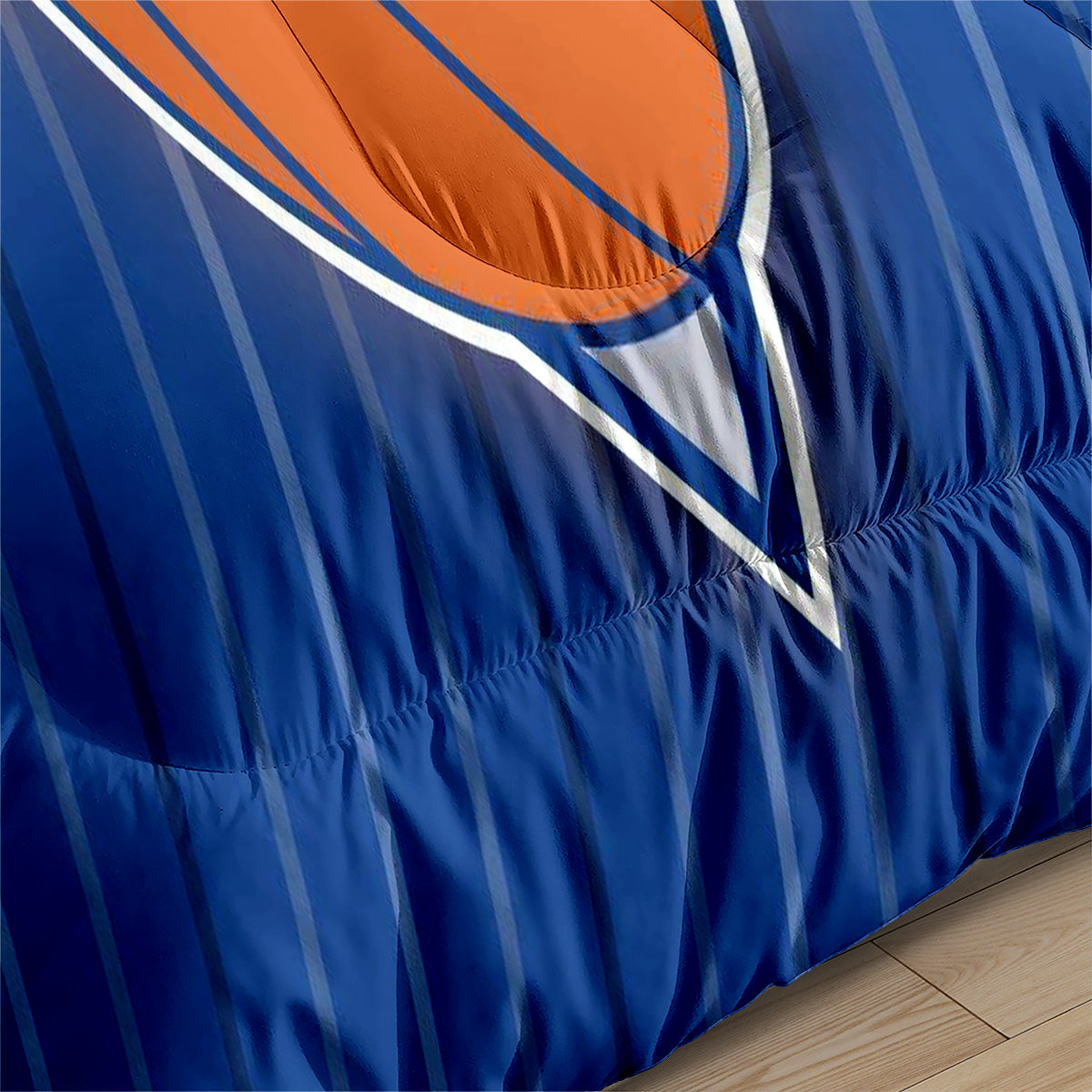 New York Basketball Knicks Comforter Pillowcases 3PC Sets Blanket All Season Reversible Quilted Duvet