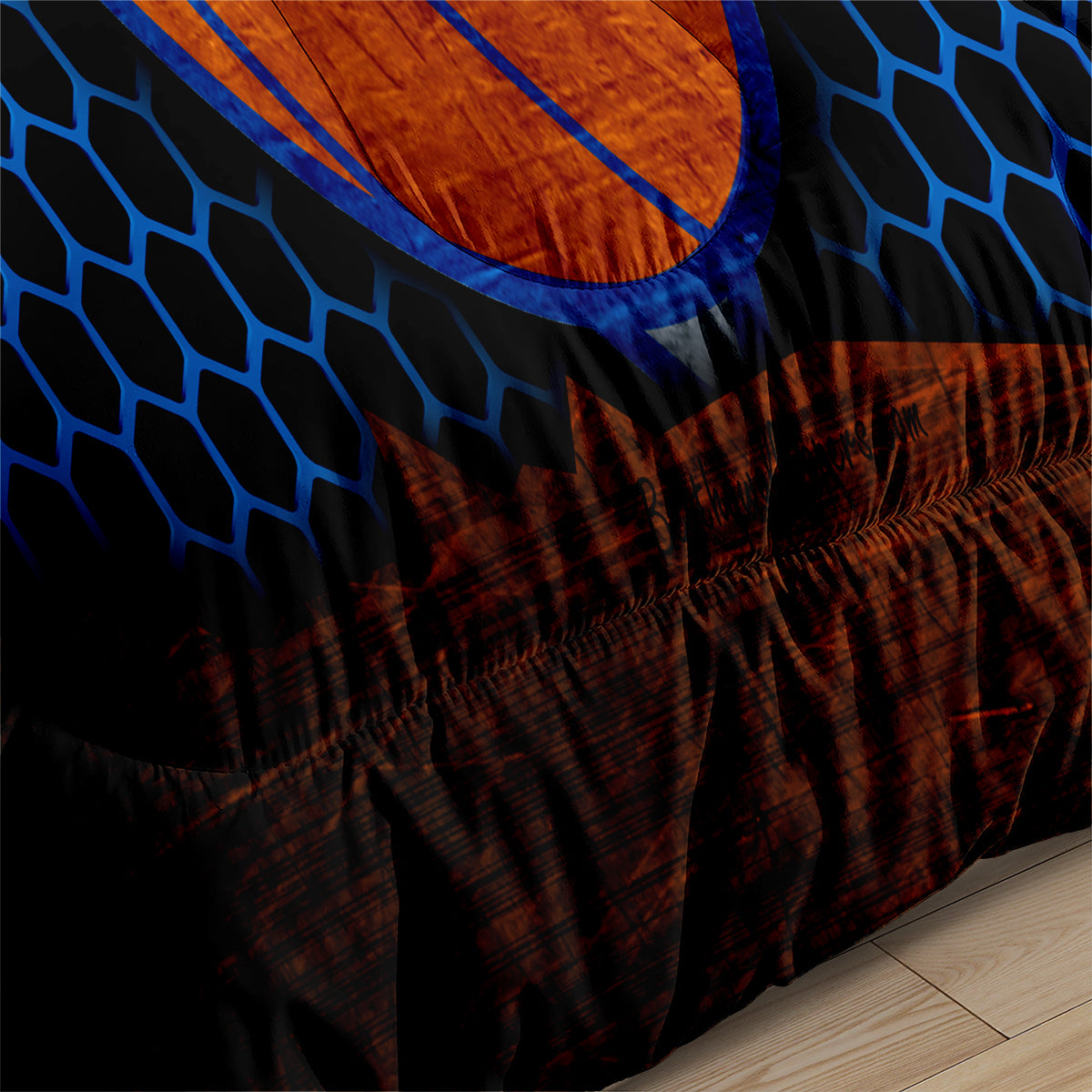 New York Basketball Knicks Comforter Pillowcases 3PC Sets Blanket All Season Reversible Quilted Duvet