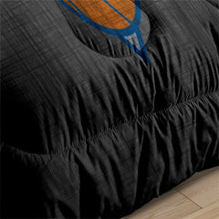 New York Basketball Knicks Comforter Pillowcases 3PC Sets Blanket All Season Reversible Quilted Duvet