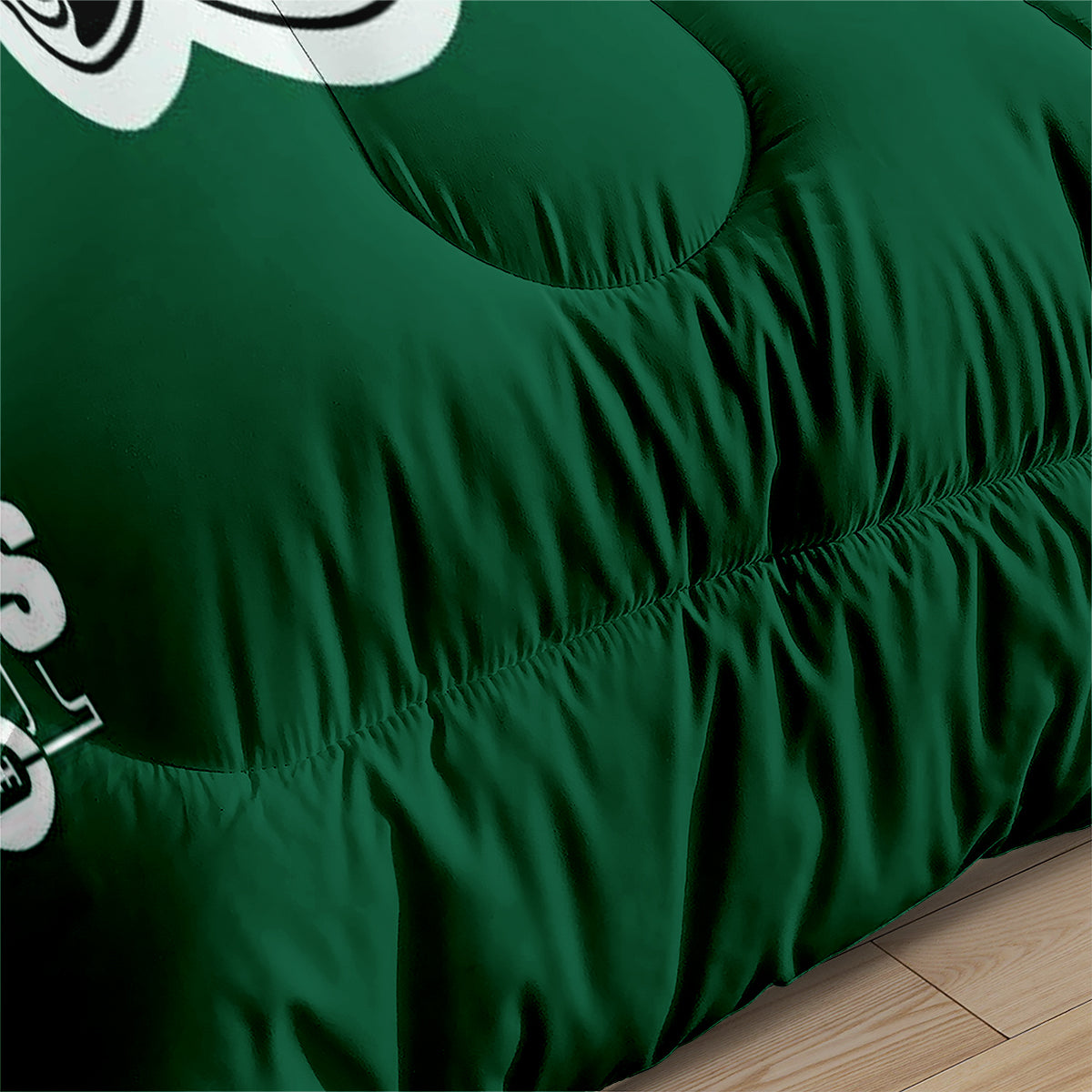 New York Rugby Jets Comforter Pillowcases 3PC Sets Blanket All Season Reversible Quilted Duvet