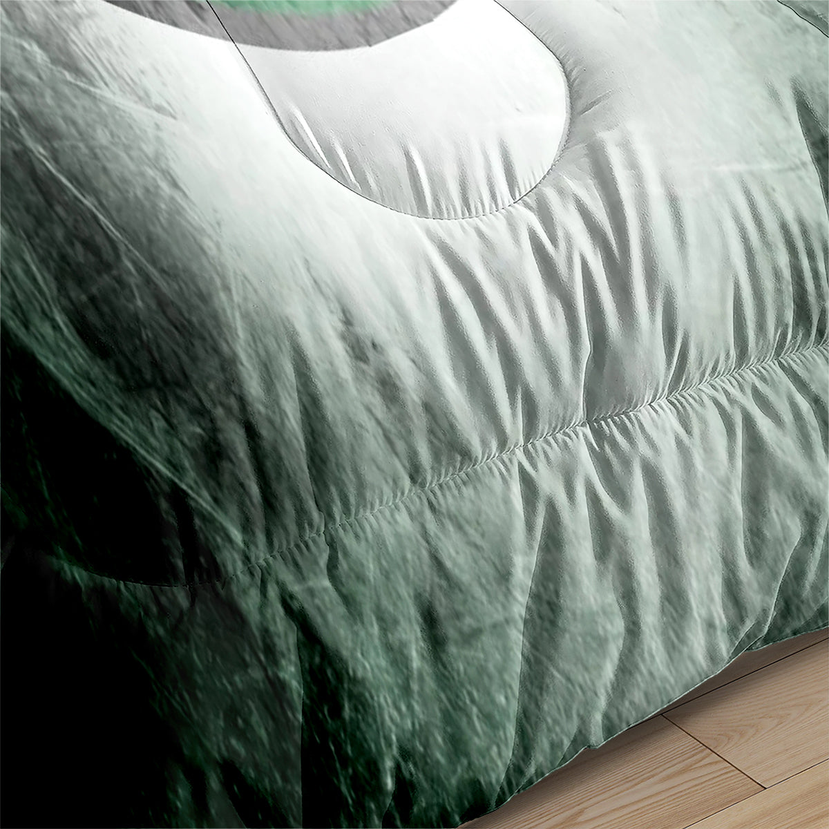 New York Rugby Jets Comforter Pillowcases 3PC Sets Blanket All Season Reversible Quilted Duvet