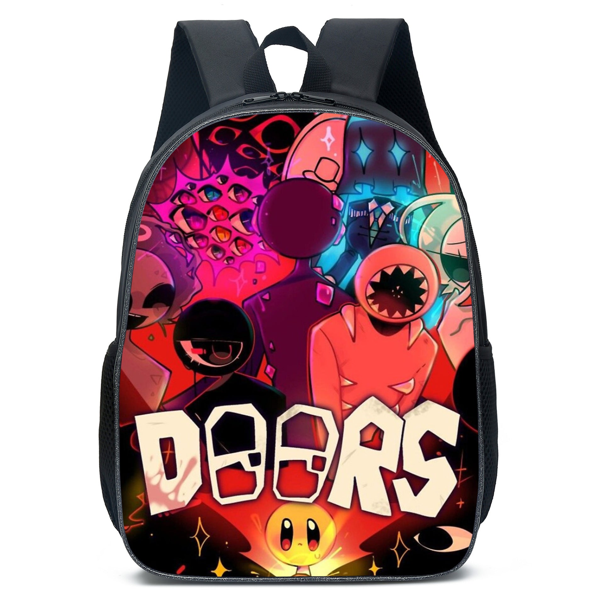 Roblox Doors Full Printed Backpack Schoolbag Travel Notebook Bag for Kids Students