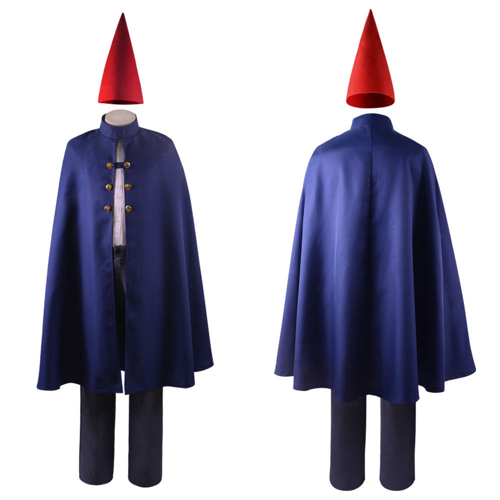 Over the Garden Wall Wirt Cloak Cape Halloween Cosplay Costume Full Set