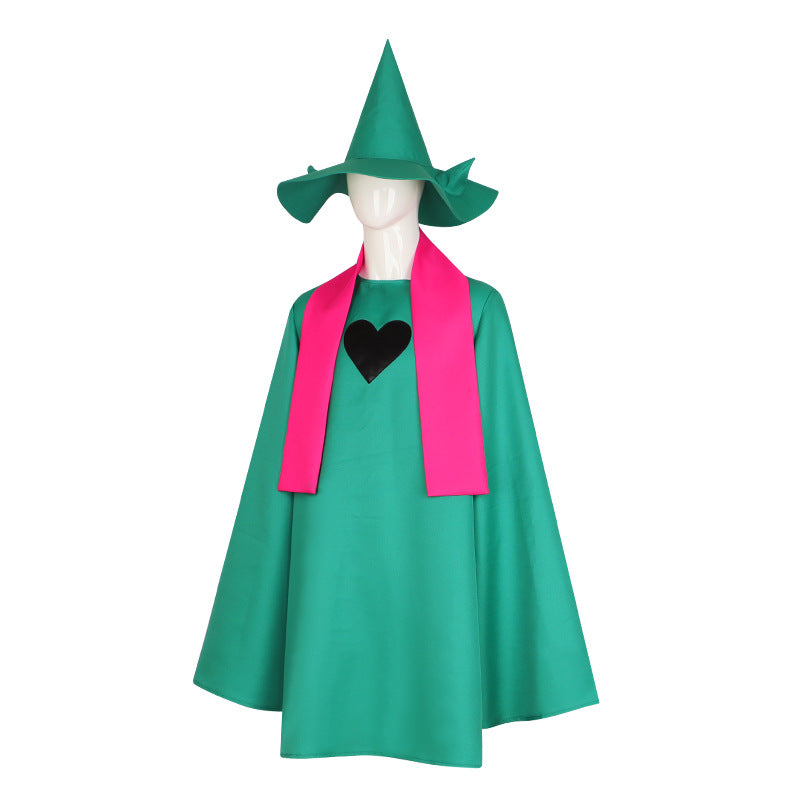 Deltarune Ralsei Cosplay Costume Halloween Cosplay Full Set