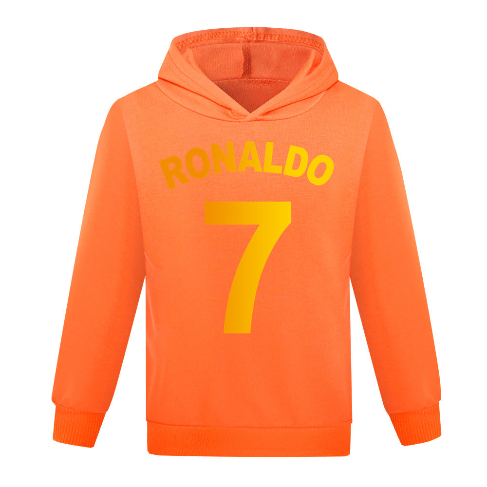 CR7 Ronaldo Football Casual Sweatshirt Spring Autumn Hoodie for Kids