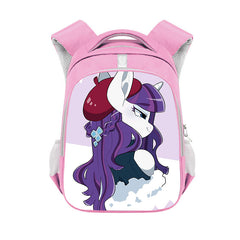 My Little Pony Full Printed Pink Backpack Schoolbag Travel Notebook Bag for Kids Students