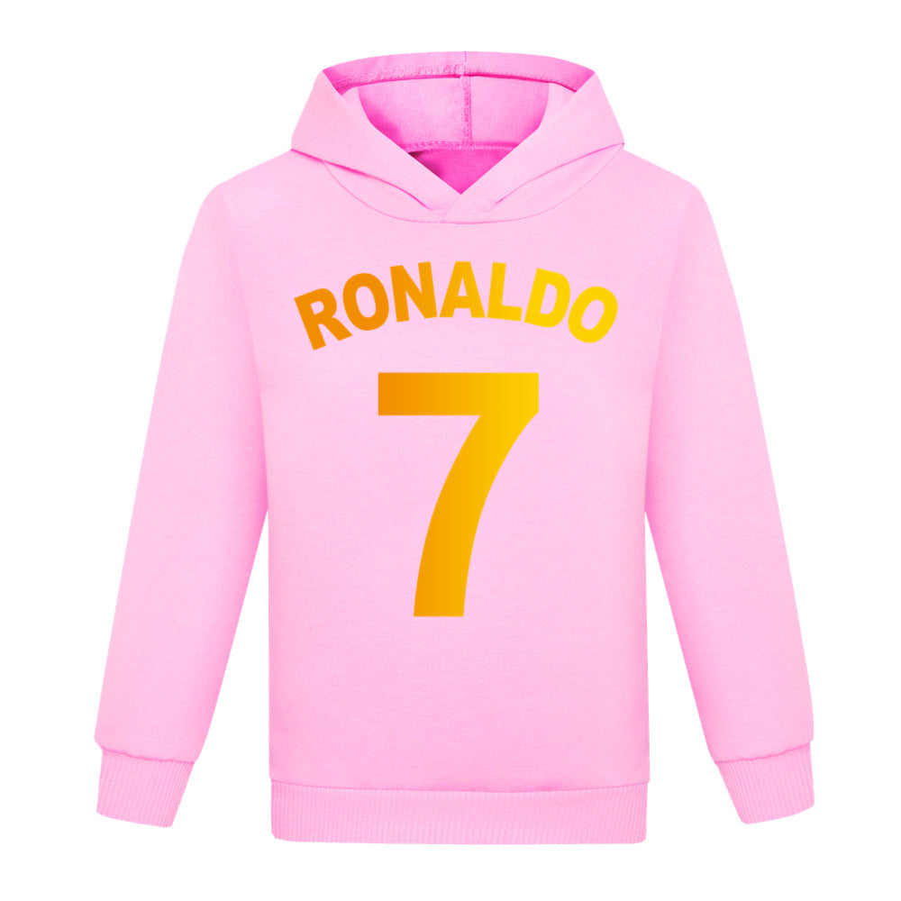 CR7 Ronaldo Football Casual Sweatshirt Spring Autumn Hoodie for Kids