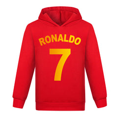 CR7 Ronaldo Football Casual Sweatshirt Spring Autumn Hoodie for Kids