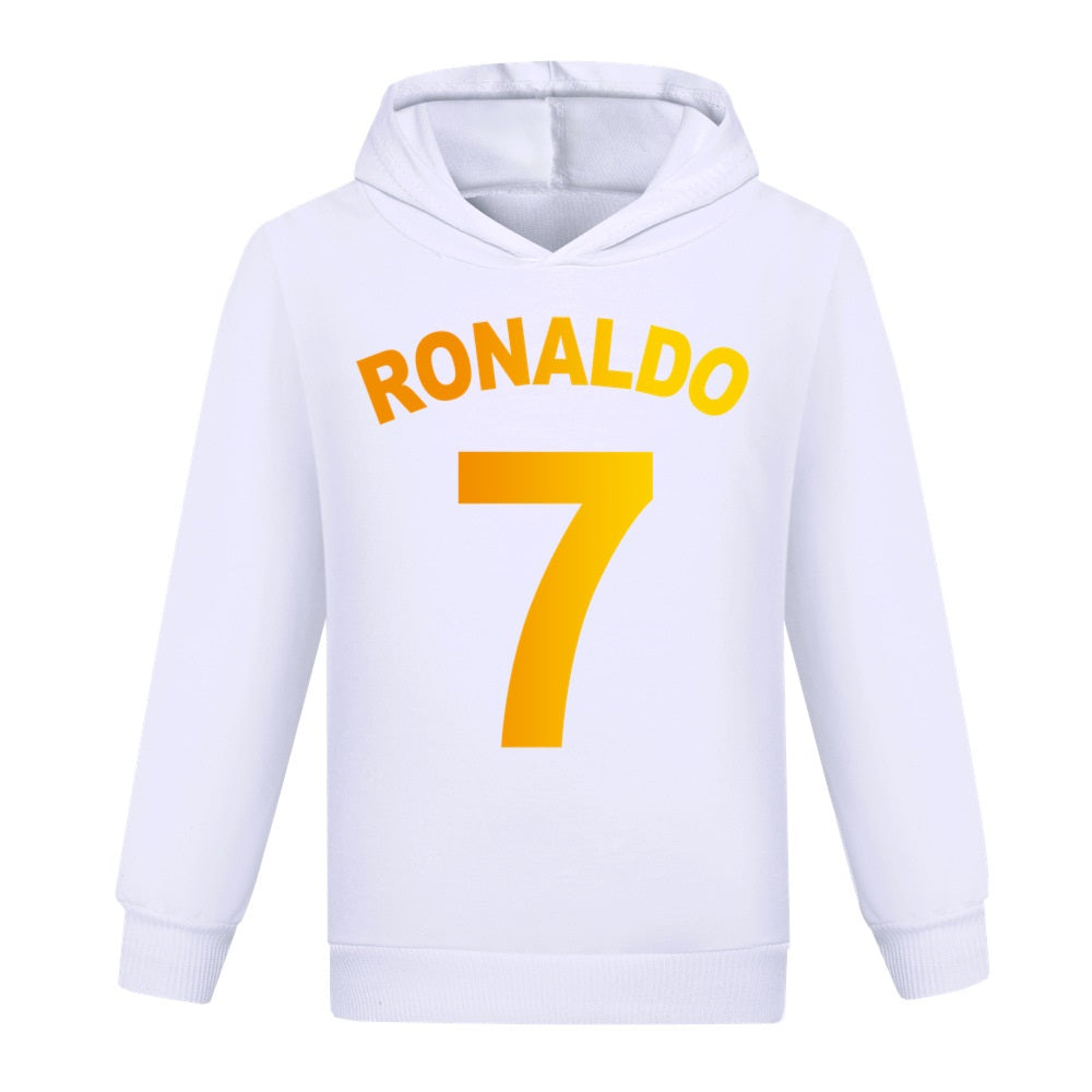 CR7 Ronaldo Football Casual Sweatshirt Spring Autumn Hoodie for Kids