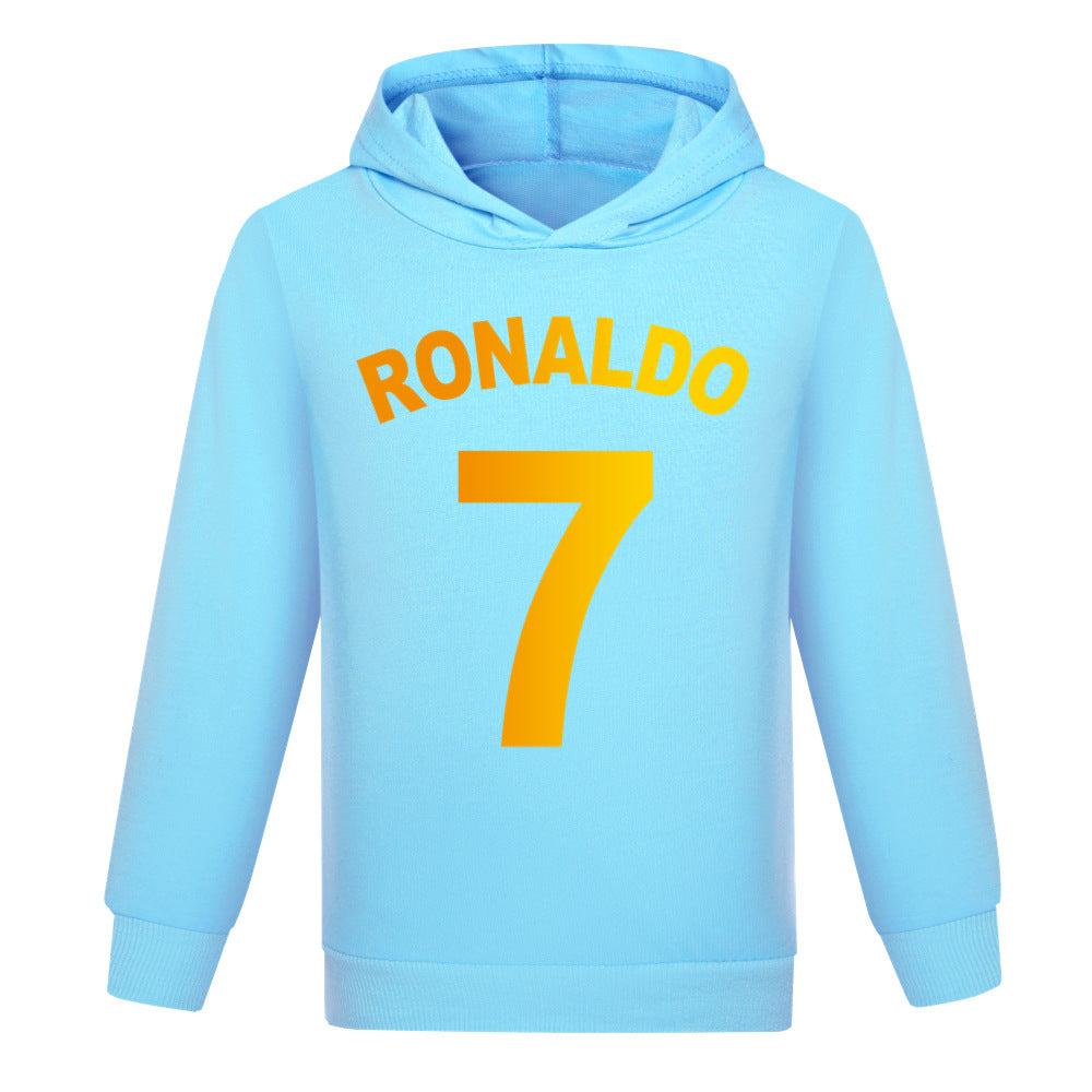 CR7 Ronaldo Football Casual Sweatshirt Spring Autumn Hoodie for Kids