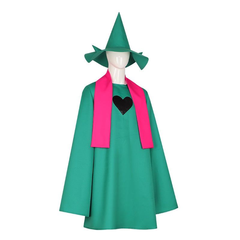 Deltarune Ralsei Cosplay Costume Halloween Cosplay Full Set