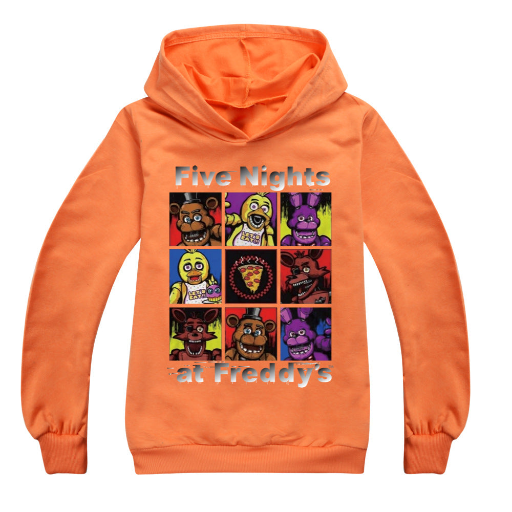 Five Nights at Freddys Casual Sweatshirt Spring Autumn Hoodie for Kids