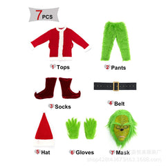 How the Grinch Stole Christmas The Grinch Halloween Cosplay Costume