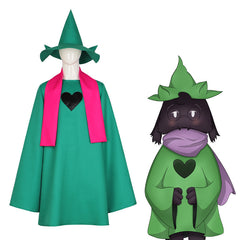 Deltarune Ralsei Cosplay Costume Halloween Cosplay Full Set