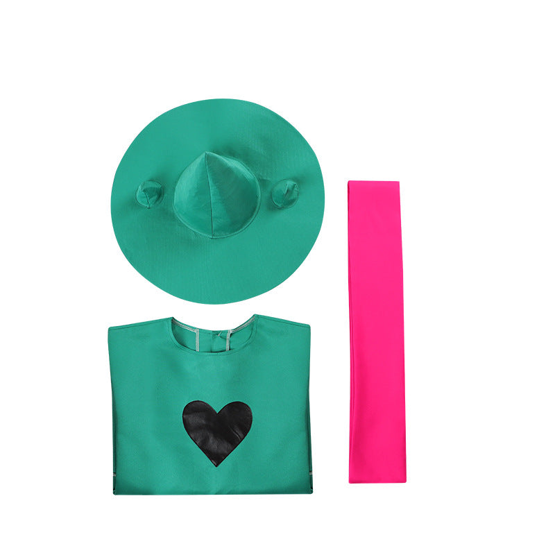 Deltarune Ralsei Cosplay Costume Halloween Cosplay Full Set