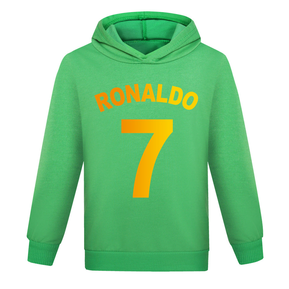 CR7 Ronaldo Football Casual Sweatshirt Spring Autumn Hoodie for Kids