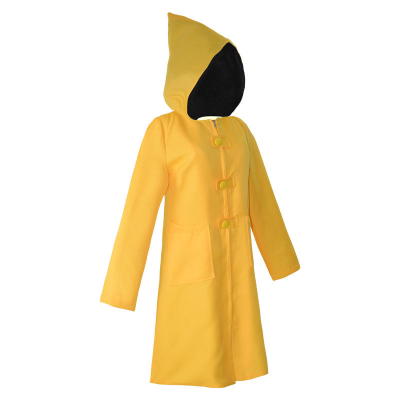 Little Nightmares Six Yellow Cape Halloween Cosplay Costume