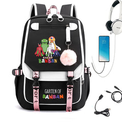 Garten of Banban Waterproof Backpack School Notebook Travel Bags USB Charging