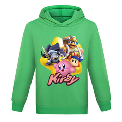 Kirby Casual Sweatshirt Spring Autumn Hoodie for Kids