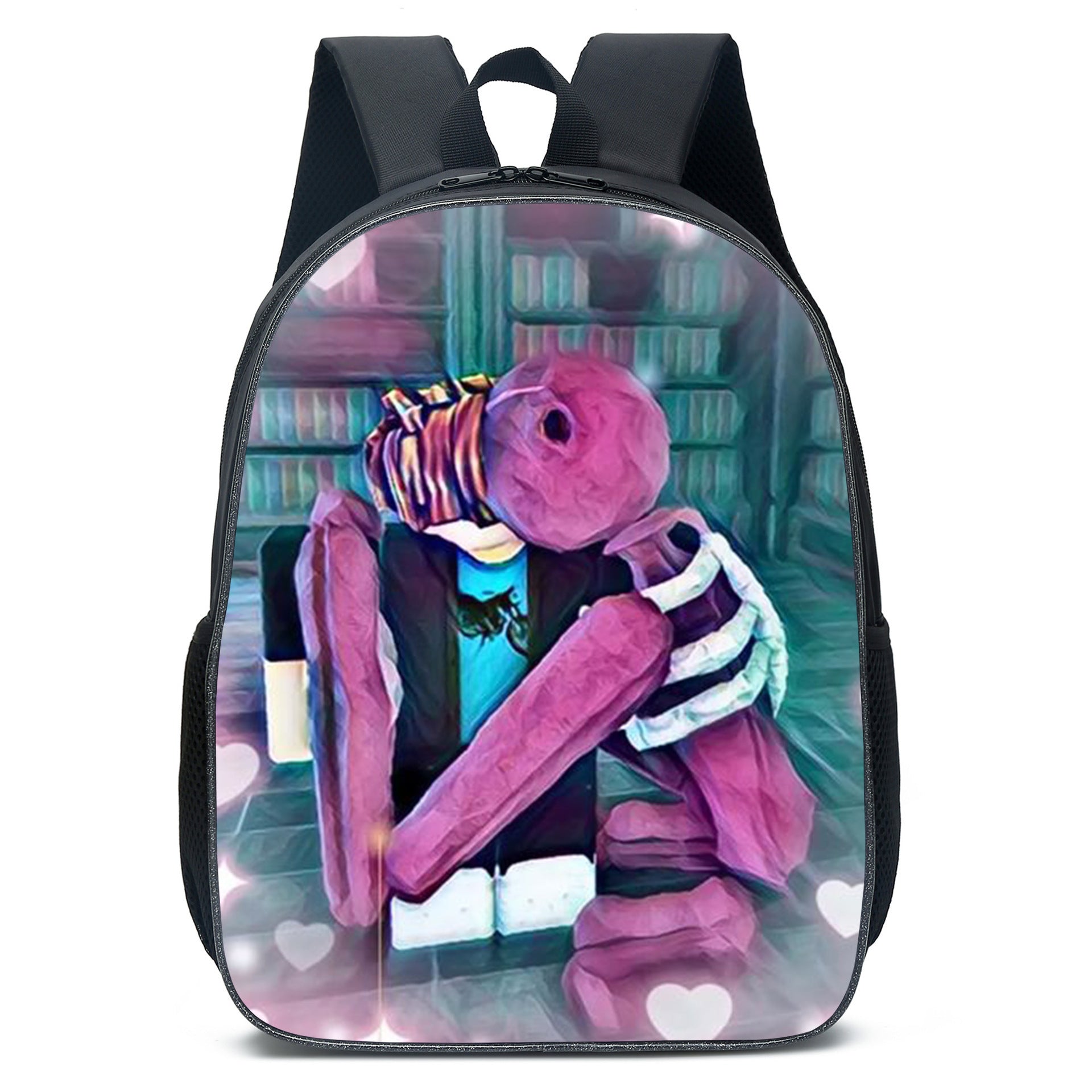 Roblox Doors Full Printed Backpack Schoolbag Travel Notebook Bag for Kids Students