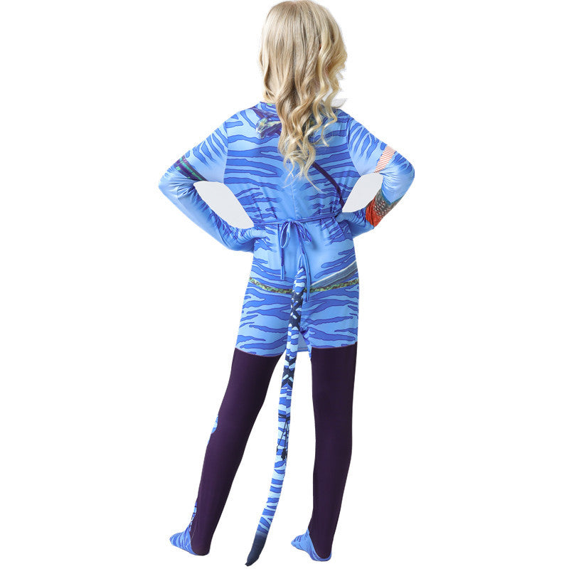 Avata The Way of Water Jumpsuit Halloween Cosplay Costume for Kids Adults