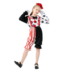 Stephen King It Pennywise Halloween Cosplay Costume Killer Clown Scary Uniform for Kids