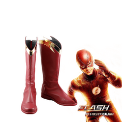 The Flash Allen Barry Cosplay Shoes Boots Customized