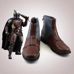 Star Wars Mandalorian Cosplay Shoes Boots Customized