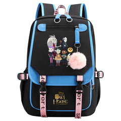 The Owl House Waterproof Backpack School Notebook Travel Bags USB Charging